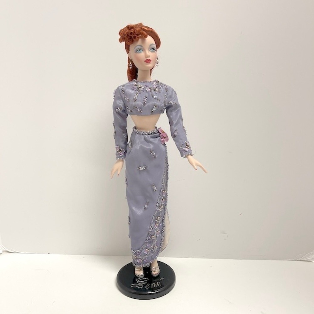 2000 Ashton Drake Mel Odom Twilight Rumba 5th Anniversary‎ Gene Doll with Stand